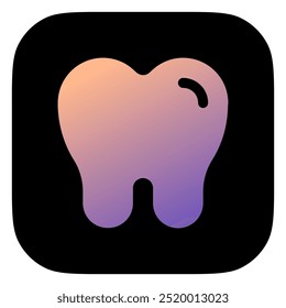 Ícone molar, pré-molar e vetorial dentário editável. Odontologia, saúde, medicina. Parte de uma grande família de conjuntos de ícones. Perfeito para interfaces web e app, apresentações, infográficos, etc