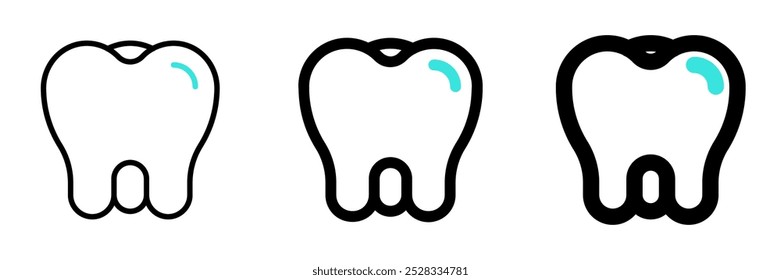 Editable molar, premolar, tooth vector icon. Dentistry, healthcare, medical. Part of a big icon set family. Perfect for web and app interfaces, presentations, infographics, etc