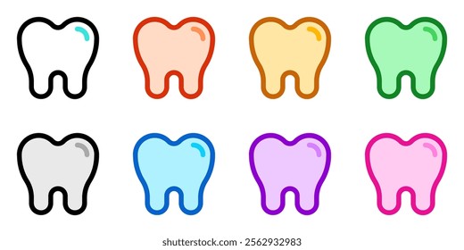 Editable molar, premolar, tooth vector icon. Dentistry, healthcare, medical. Part of a big icon set family. Perfect for web and app interfaces, presentations, infographics, etc