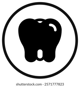 Editable molar, premolar, tooth vector icon. Dentistry, healthcare, medical. Part of a big icon set family. Perfect for web and app interfaces, presentations, infographics, etc