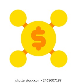 Editierbares Geld, Symbol für Budget-Vektorgrafik. Teil einer großen Icon-Set-Familie. Ideal für Web- und App-Interfaces, Präsentationen, Infografiken usw