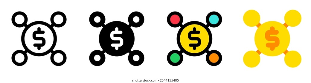Dinero editable, icono de Vector de presupuesto. Parte de una gran familia de iconos. Perfecto para interfaces de Web y App, presentaciones, infografías, etc