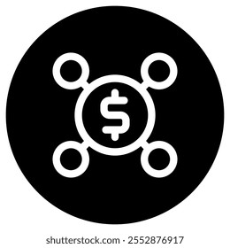 Dinero editable, icono de Vector de presupuesto. Parte de una gran familia de iconos. Perfecto para interfaces de Web y App, presentaciones, infografías, etc