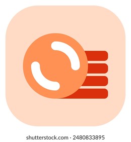 Editable money, coin stack vector icon. Part of a big icon set family. Perfect for web and app interfaces, presentations, infographics, etc