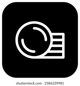 Editable money, coin stack vector icon. Part of a big icon set family. Perfect for web and app interfaces, presentations, infographics, etc