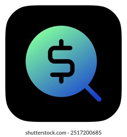 Bearbeitbares Geld, profitorientiertes Vektorsymbol. Teil einer großen Ikone-Set-Familie. Perfekt für Web- und App-Schnittstellen, Präsentationen, Infografiken usw.