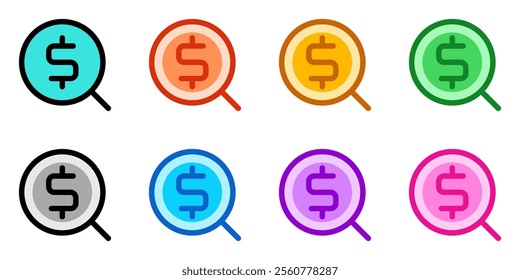 Editable money, profit seeking vector icon. Part of a big icon set family. Perfect for web and app interfaces, presentations, infographics, etc