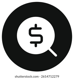 Editable money, profit seeking vector icon. Part of a big icon set family. Perfect for web and app interfaces, presentations, infographics, etc