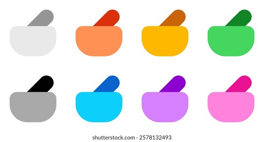 Editable mortar and pestle, parmacy vector icon. Part of a big icon set family. Perfect for web and app interfaces, presentations, infographics, etc