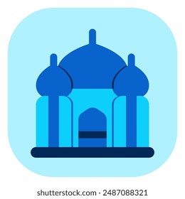 Editable mosque vector icon. Landmark, monument, middle east, religious, building, architecture. Part of a big icon set family. Perfect for web and app interfaces, presentations, infographics, etc