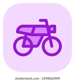 Editable motorbike vector icon. Vehicles, transportation, travel. Part of a big icon set family. Perfect for web and app interfaces, presentations, infographics, etc