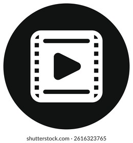 Editable movie clip, trailer vector icon. Movie, cinema, entertainment. Part of a big icon set family. Perfect for web and app interfaces, presentations, infographics, etc