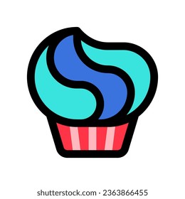 Editable muffin, cupcake, cake vector icon. Bakery, cooking, food. Part of a big icon set family. Perfect for web and app interfaces, presentations, infographics, etc