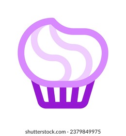 Editable muffin, cupcake, cake vector icon. Bakery, cooking, food. Part of a big icon set family. Perfect for web and app interfaces, presentations, infographics, etc