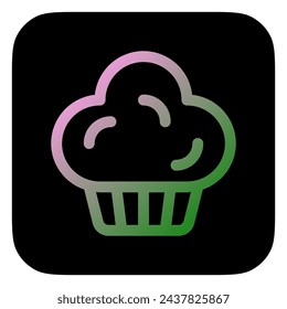 Editable muffin, cupcake, cake vector icon. Bakery, cooking, food. Part of a big icon set family. Perfect for web and app interfaces, presentations, infographics, etc