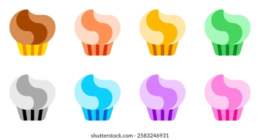 Editable muffin, cupcake, cake vector icon. Bakery, cooking, food. Part of a big icon set family. Perfect for web and app interfaces, presentations, infographics, etc