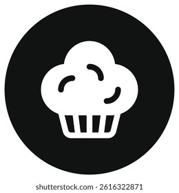 Editable muffin, cupcake, cake vector icon. Bakery, cooking, food. Part of a big icon set family. Perfect for web and app interfaces, presentations, infographics, etc