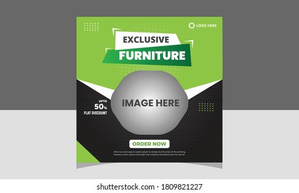 Editable multipurpose social media post banner design template