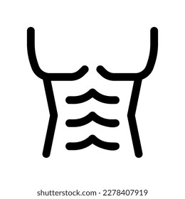 Editable muscular body vector icon. Part of a big icon set family. Perfect for web and app interfaces, presentations, infographics, etc