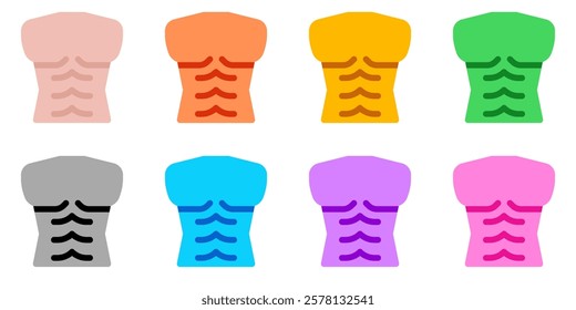 Editable muscular body vector icon. Part of a big icon set family. Perfect for web and app interfaces, presentations, infographics, etc