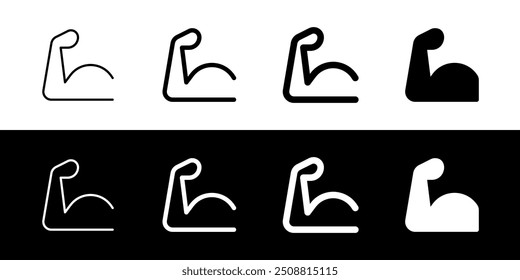 Editable muscular hand vector icon. Part of a big icon set family. Perfect for web and app interfaces, presentations, infographics, etc