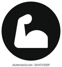 Editable muscular hand vector icon. Part of a big icon set family. Perfect for web and app interfaces, presentations, infographics, etc