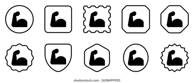 Editable muscular hand vector icon. Part of a big icon set family. Perfect for web and app interfaces, presentations, infographics, etc