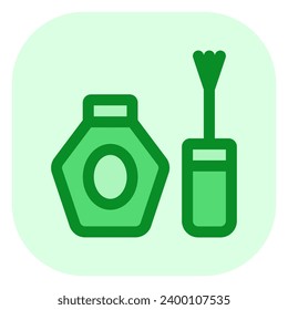 Editable nail polish vector icon. Cosmetics, makeup, skincare, beauty. Part of a big icon set family. Perfect for web and app interfaces, presentations, infographics, etc