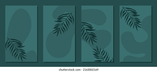 Plantilla natural editable para historias de redes sociales. Diseño de antecedentes para medios sociales.