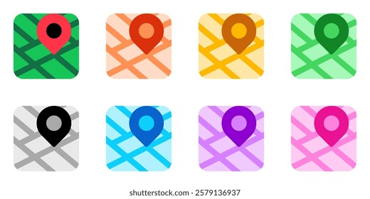 Editable navigation app vector icon. Map, location, navigation. Part of a big icon set family. Perfect for web and app interfaces, presentations, infographics, etc