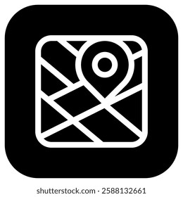 Editable navigation app vector icon. Map, location, navigation. Part of a big icon set family. Perfect for web and app interfaces, presentations, infographics, etc