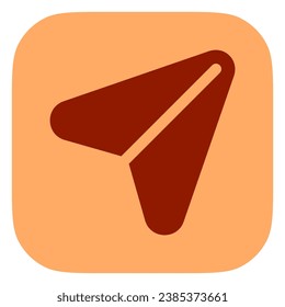 Editable navigation arrow vector icon. Map, location, navigation. Part of a big icon set family. Perfect for web and app interfaces, presentations, infographics, etc