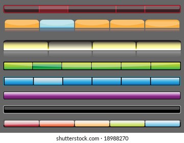 Editable Navigational Bars and Buttons for Websites