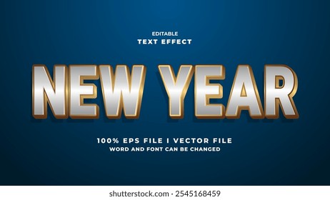 editável novo ano negrito efeito texto.tifografia logotipo