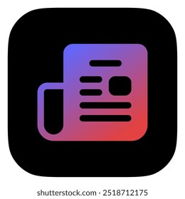 Editable newspaper, newsletter vector icon. Part of a big icon set family. Perfect for web and app interfaces, presentations, infographics, etc