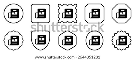 Editable newspaper, newsletter vector icon. Part of a big icon set family. Perfect for web and app interfaces, presentations, infographics, etc