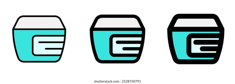 Ícone de vetor de creme de noite editável. Cosméticos, maquiagem, cuidados com a pele, beleza. Parte de uma grande família de conjuntos de ícones. Perfeito para interfaces web e app, apresentações, infográficos, etc