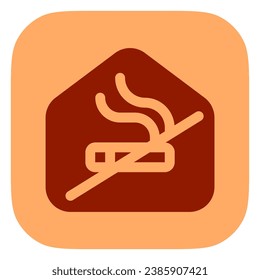 Editable no smoking room vector icon. Part of a big icon set family. Perfect for web and app interfaces, presentations, infographics, etc