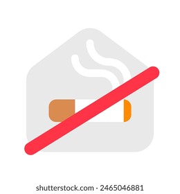 Editable no smoking room vector icon. Part of a big icon set family. Perfect for web and app interfaces, presentations, infographics, etc