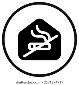 Editable no smoking room vector icon. Part of a big icon set family. Perfect for web and app interfaces, presentations, infographics, etc