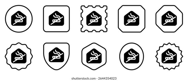 Editable no smoking room vector icon. Part of a big icon set family. Perfect for web and app interfaces, presentations, infographics, etc