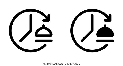 Editable non-stop order, service, cooking vector icon. Part of a big icon set family. Perfect for web and app interfaces, presentations, infographics, etc