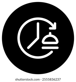 Editable non-stop order, service, cooking vector icon. Part of a big icon set family. Perfect for web and app interfaces, presentations, infographics, etc