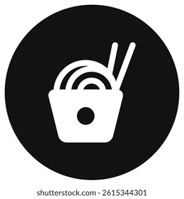 Editable noodle, ramen, chinese food vector icon. Part of a big icon set family. Perfect for web and app interfaces, presentations, infographics, etc