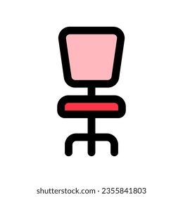 Editable office chair vector icon. Part of a big icon set family. Perfect for web and app interfaces, presentations, infographics, etc