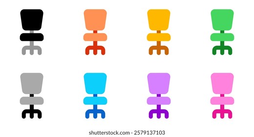 Editable office chair vector icon. Part of a big icon set family. Perfect for web and app interfaces, presentations, infographics, etc