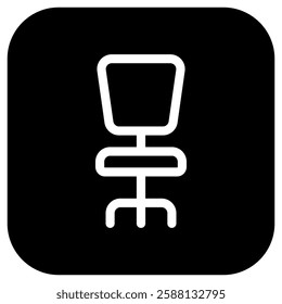 Editable office chair vector icon. Part of a big icon set family. Perfect for web and app interfaces, presentations, infographics, etc