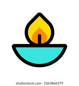 Editable oil lamp vector icon. Wellness, spa, relaxation. Part of a big icon set family. Perfect for web and app interfaces, presentations, infographics, etc