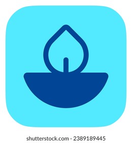 Editable oil lamp vector icon. Wellness, spa, relaxation. Part of a big icon set family. Perfect for web and app interfaces, presentations, infographics, etc