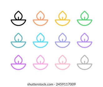 Editable oil lamp vector icon. Wellness, spa, relaxation. Part of a big icon set family. Perfect for web and app interfaces, presentations, infographics, etc